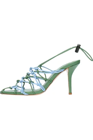 Gia Borghini Grun-blaue Sandalen