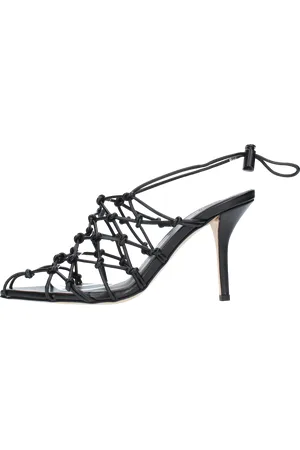 Gia Borghini Schwarze Sandalen