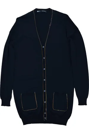 Dsquared2 2 Schwarze Strickjacke Damen Viskose Knopfe Mod. S72HA0442S14537090