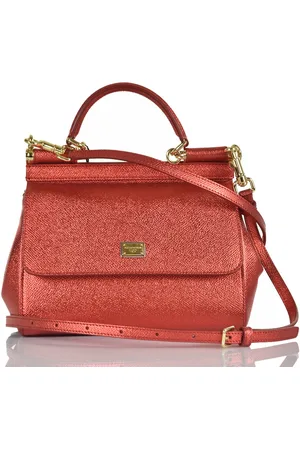 Dolce & Gabbana Red Shoulder Microbag Damen Leder Mod. BB6003 AP2871 87572