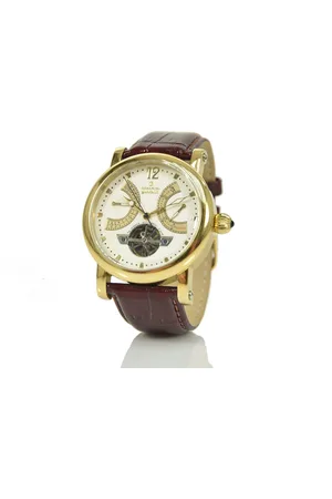 Nazareno Gabrielli Gelbe Automatik-Herrenuhr aus Stahl Mod.AMM2505GOLD