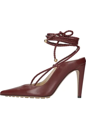 Bottega Veneta Burgunderrote Schuhe mit Absatz