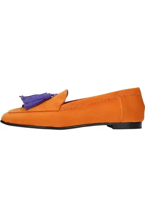 GIULIA NERI Orangefarbene Halbschuhe