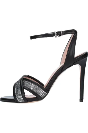 ANNA F. Schwarze Sandalen