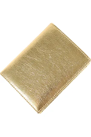 Comme des Garçons Goldfarbener Kartenhalter