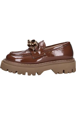 Casadei Brown Halbschuhe