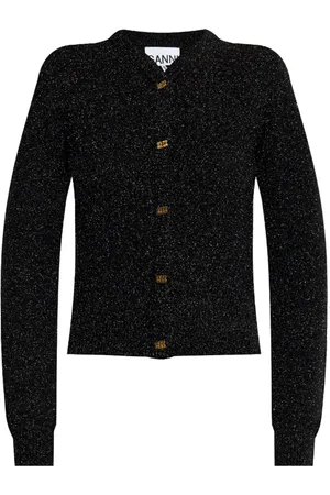 Ganni Shirts Schwarz