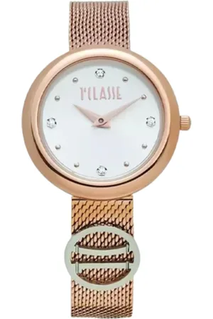 ALVIERO MARTINI 1A CLASSE ANTIGUA 2H 30MM SILBERNE TWOT.SS MESHBAND-UHR