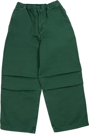 Carhartt Judd Hubbard Canvas-Hose in Grun