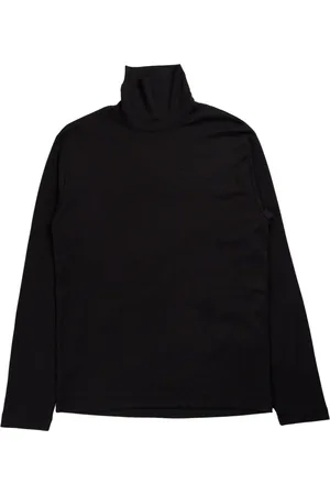 LEMAIRE Rollkragen-Langarmshirt in Schwarz