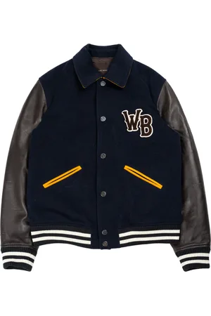 WALES BONNER Prince-Unijacke in Blau/Braun