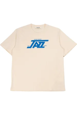 WALES BONNER Jazz-T-Shirt in Elfenbein