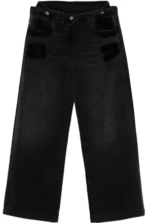 The Attico Lange Denim Hosen
