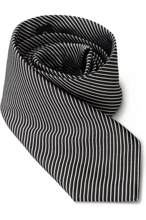 Giorgio Armani Schwarze Seide Krawatte