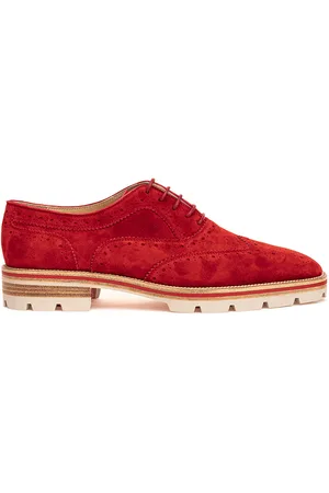Christian Louboutin Englisch Stringed Moccasin in Suede