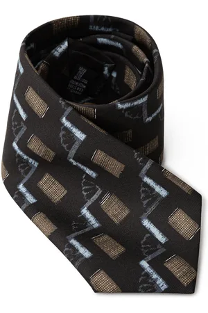 Giorgio Armani Schwarze Seide Krawatte