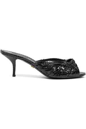 Dolce & Gabbana Pitone Leder Pantoffeln