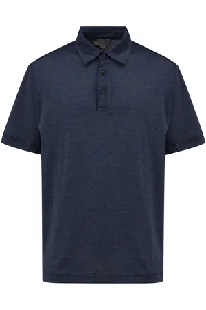 CANALI Polo kurzer Armel blau