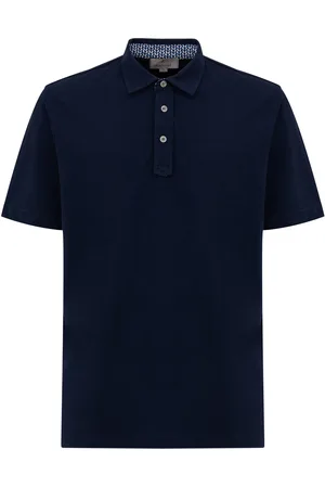 CANALI Polo kurzer Armel blau