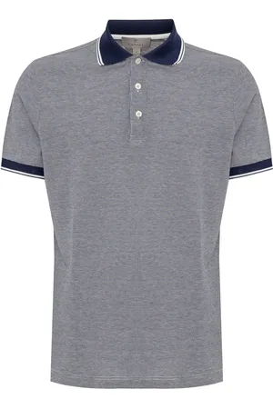 CANALI Polo kurzer Armel blau