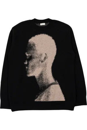 DRIES VAN NOTEN Moses Pullover in Schwarz