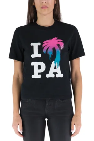 Palm Angels T-Shirt Frau Ich liebe Pa