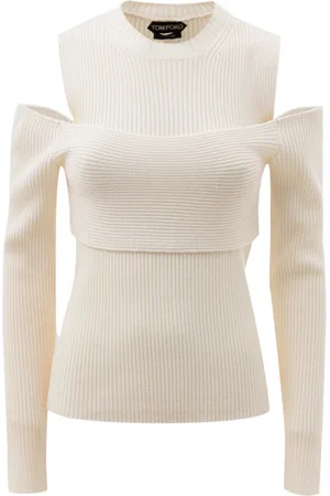 Tom Ford Top Zwei Stucke in Strickwaren WeiB