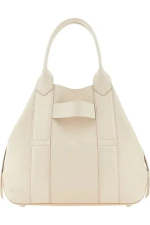 Hogan Frauen Handtaschen - Shopping Medium Skript Tasche - Elfenbein