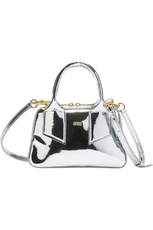 Nº21 Damen Schultertaschen n21 - malibu kleiner Spiegel - silber