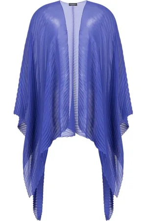Emporio Armani Poncho und mantelle Frau - poncho - lila