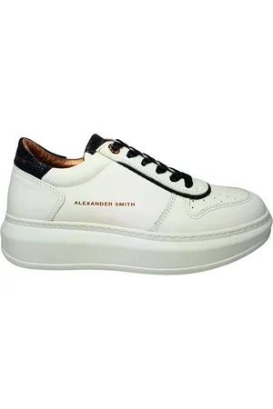 Alexander Smith Schuhe fur Damen Sneakers Cambridge Frau-WeiB Schwarz