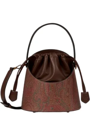 Etro Schultertaschen Frau - Eimer saturno m arnica und Leder - mehrfarbig