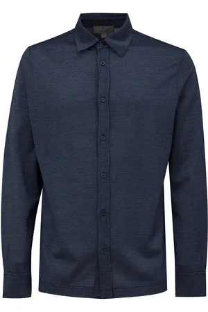CANALI Shirt blaue lange Armel