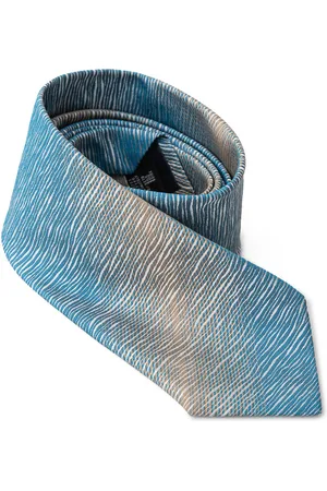 Emporio Armani Blaue Seide Krawatte