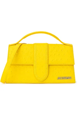 Jacquemus Handtasche Le Grand Child Croisiere in Leder Gelb