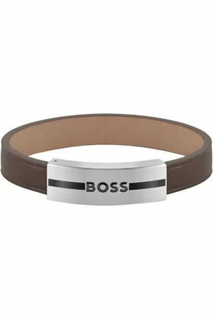 HUGO BOSS Herrenarmreif 1580496M Leder 20 cm