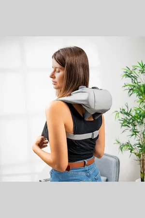 InnovaGoods Wiederaufladbares 6D-Nacken- und Rückenmassagegerät Silax