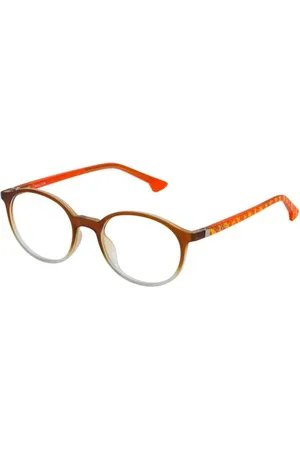Police Brillenfassung VK0514704GF Orange Ø 47 mm Für Kinder