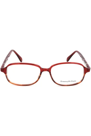 Ermenegildo Zegna Brillenfassung VZ3501-06DR Rot Ø 52 mm