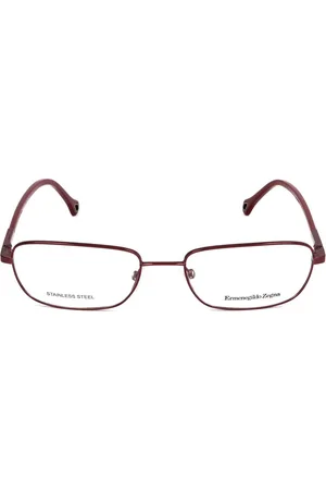 Ermenegildo Zegna Brillenfassung VZ3186-0SBY Rot Ø 53 mm