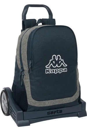 Kappa Schulrucksack mit Rädern Dark navy Grau Marineblau 32 x 44 x 16 cm