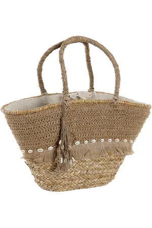 Dkd Home Decor Strandtasche 53 x 15 x 51,5 cm natürlich Seegras