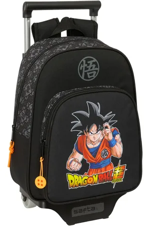 Dragon Ball Schulrucksack mit Rädern Combat Schwarz 27 x 33 x 10 cm