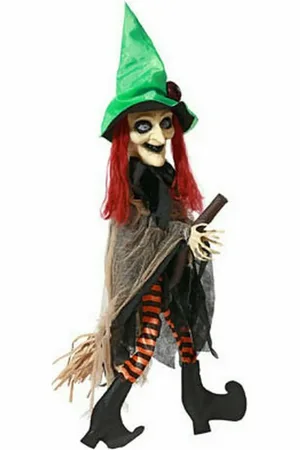 BigBuy Home Halloween-Dekoration Hexe 90 x 13 x 20 cm