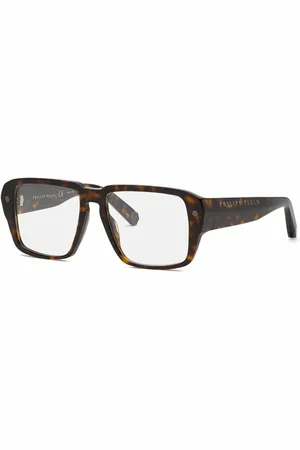 Philipp Plein Brillenfassung VPP081-550722 Braun Ø 55 mm