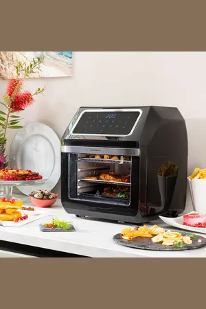 InnovaGoods Heißluftfritteuse Fryinn Pro Max 12000 Schwarz 1800 W 12 L Edelstahl