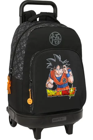 Dragon Ball Schulrucksack mit Rädern Combat Schwarz 33 x 45 x 22 cm