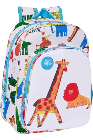 Algo de Jaime Schulrucksack Weiß 26 x 34 x 11 cm