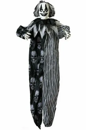 BigBuy Home Halloween-Dekoration Blutiger Clown Halsband 170 cm
