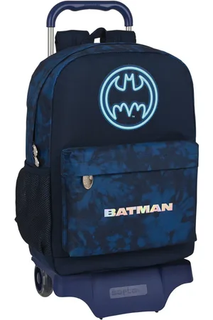Batman Schulrucksack mit Rädern Legendary Marineblau 30 x 43 x 14 cm